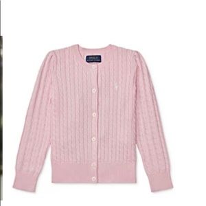 Polo girls cotton cardigan